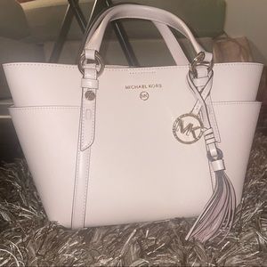 Michael Kors blush pink satchel handbag